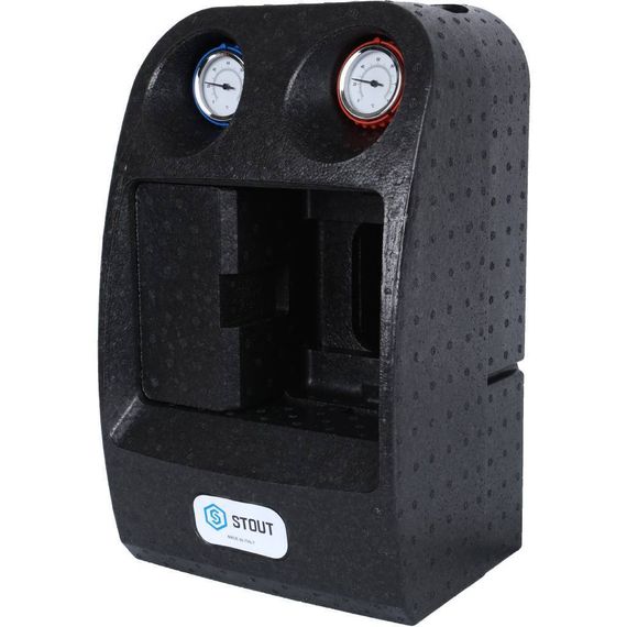 Насосная группа STOUT с теплообменником 34 пластины