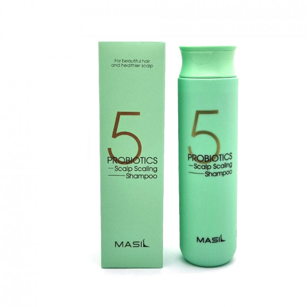 Шампунь для глубокого очищения кожи головы Masil 5 Probiotics Scalp Scaling Shampoo 300 мл.