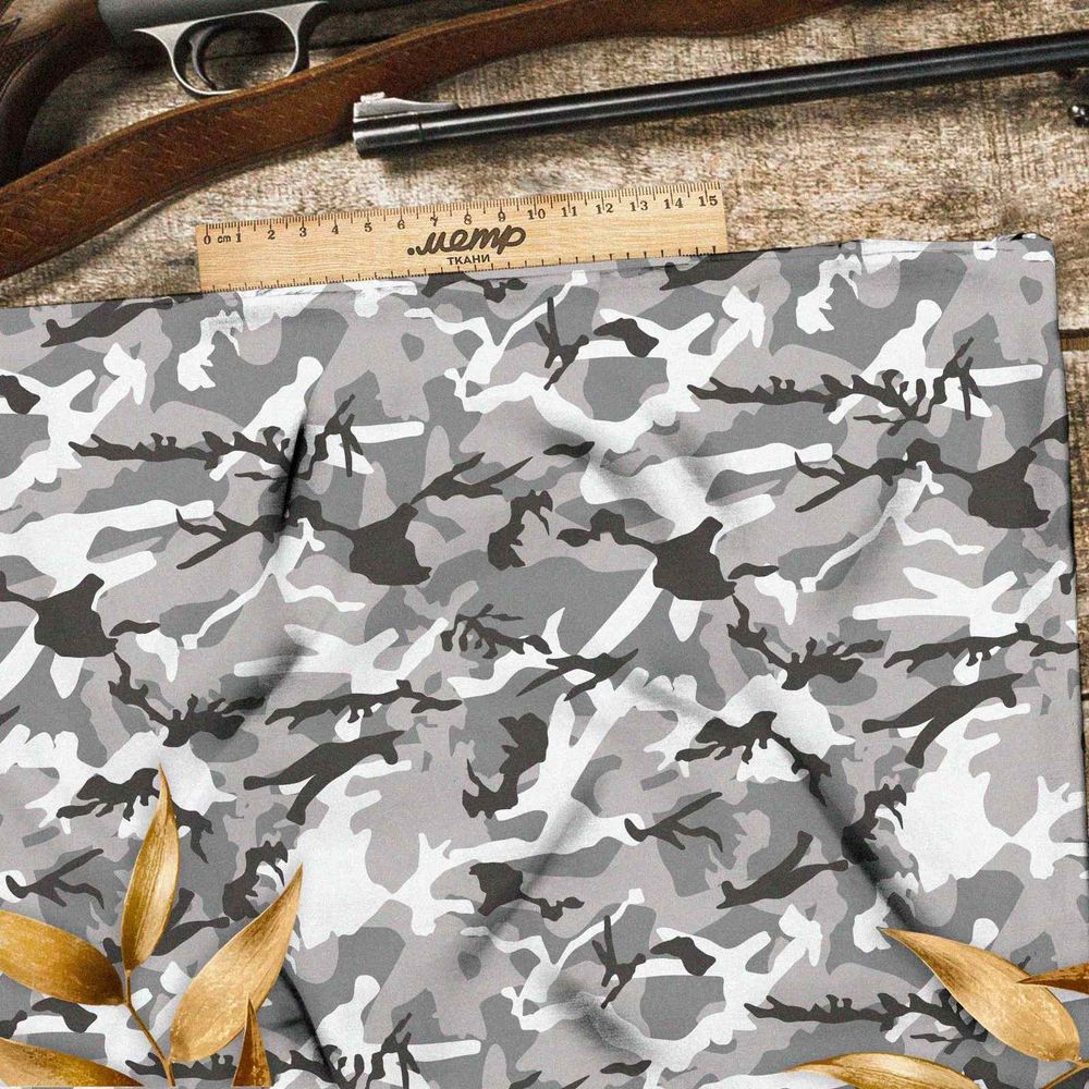 Ткань дюспо серый милитари