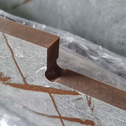 Фрезерование HPL-панелей 4-10 мм (пог.м)