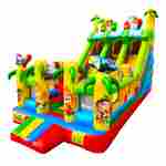 Коммерческий надувной батут «Звериная команда», 8*4*5 м