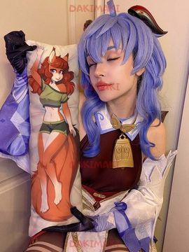 Мини дакимакура Фурри Белка арт. M0652, 60х20 см