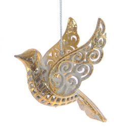 GAEM Украшение новогоднее "Птичка, L12 W7 H11 см, 3в.