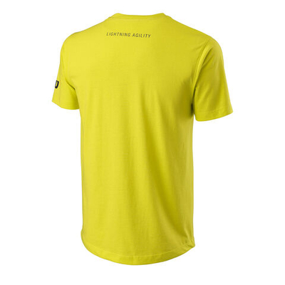 Мужское теннисное поло Wilson Kaos Tech T-Shirt Men - Yellow, Black