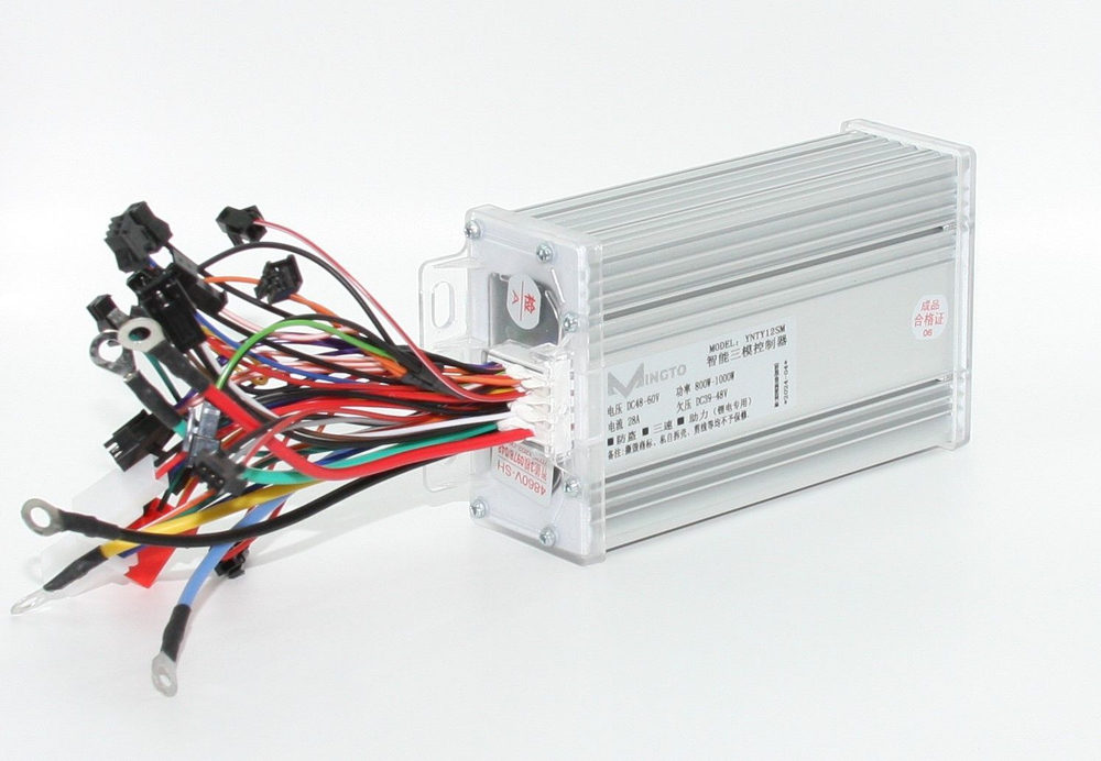 Контроллер 48-60v 28A 800-1000w для электровелосипеда