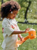Генератор мыльных пузырей Bubble Gun «Бабл Ган» Orange
