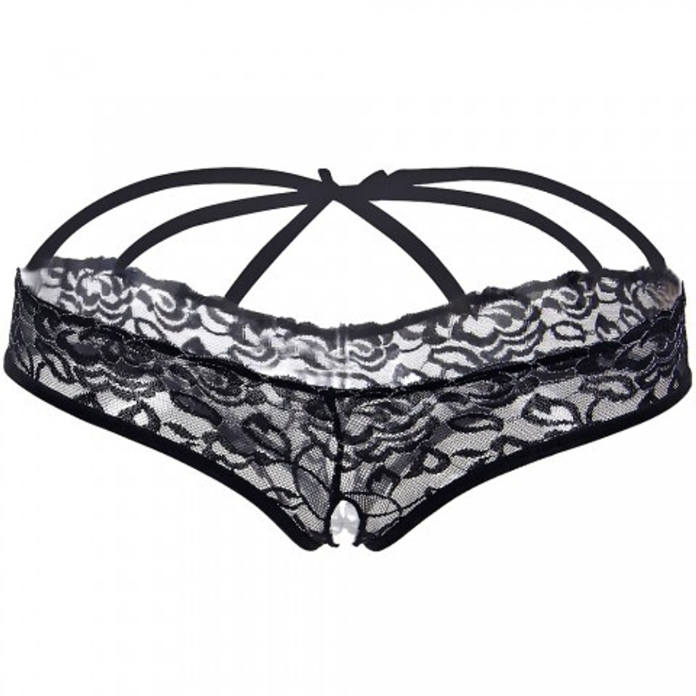 Стринги с доступом Black Bow, M