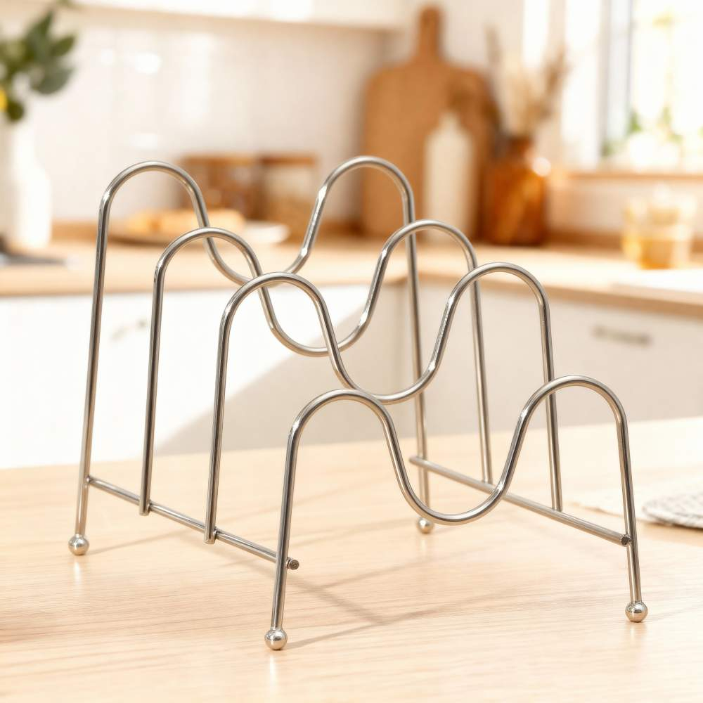 Подставка для тарелок, хром, ПДТ