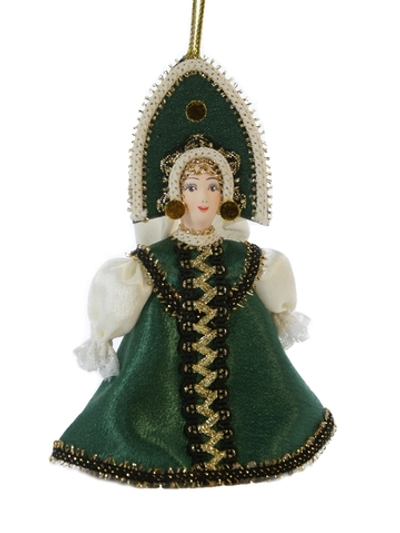 Кукла-подвеска Девушка в кокошнике