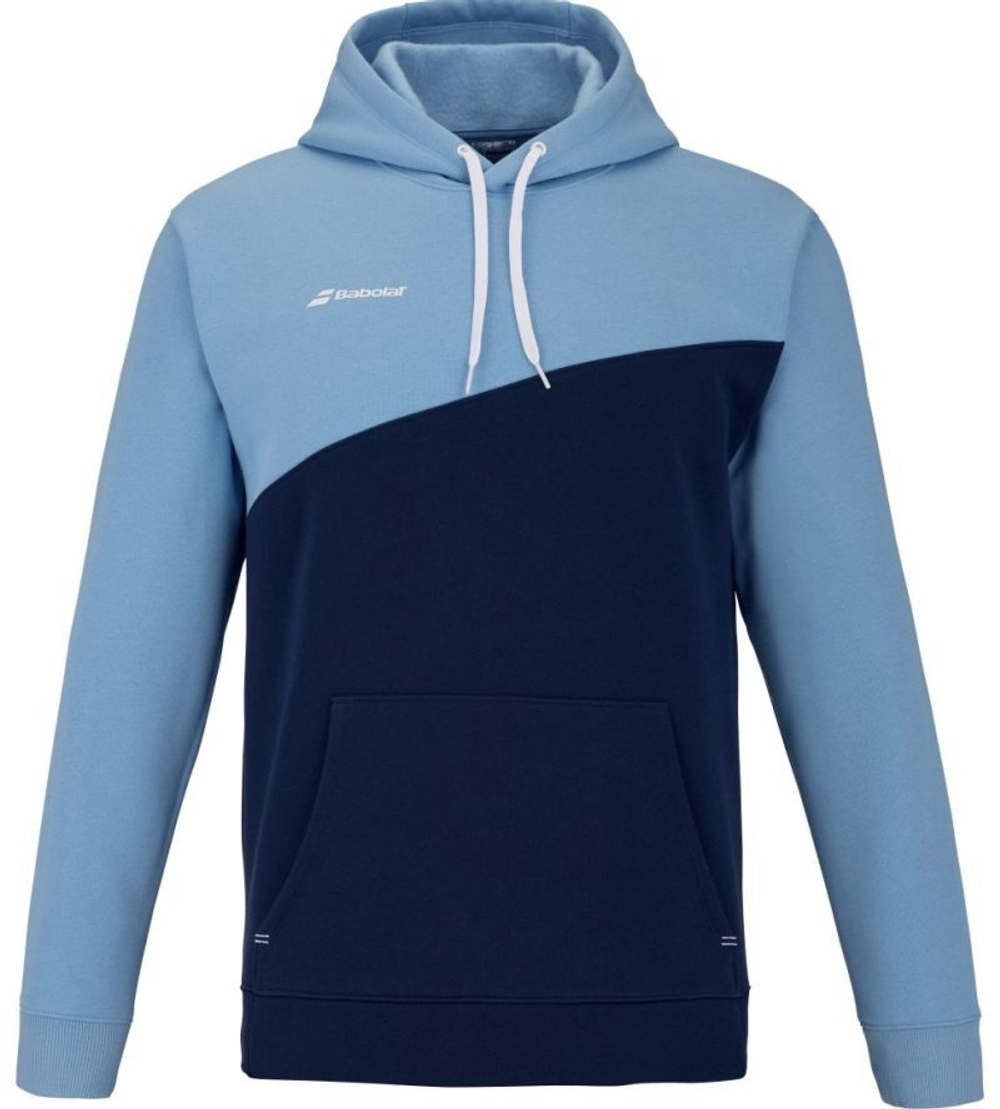 Мужская теннисная кофта Babolat Drive Hood Sweat Men - drive heritage blue