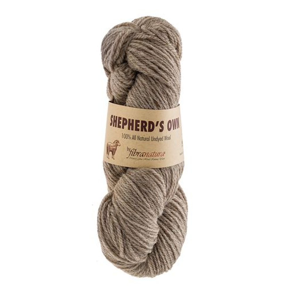 Пряжа Fibra natura Shepherd s own цвет 40003 состав 100% овечья шерсть 230 м