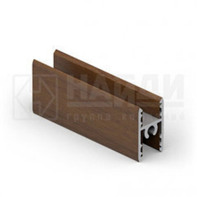 Рамка средняя двери (950мм) Орех ПВХ