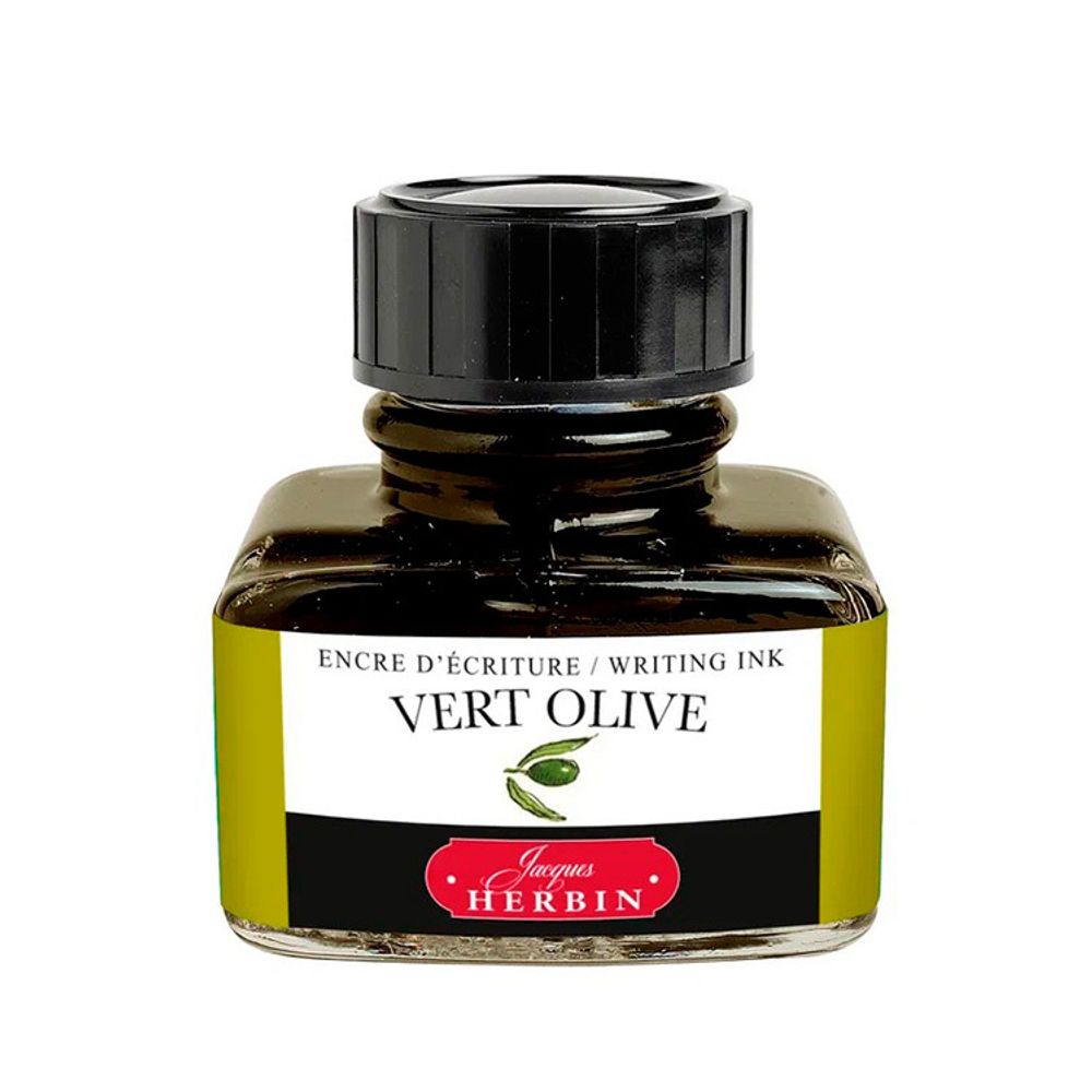 Чернила во флаконе Herbin 30 мл Vert olive оливковые (13036T)