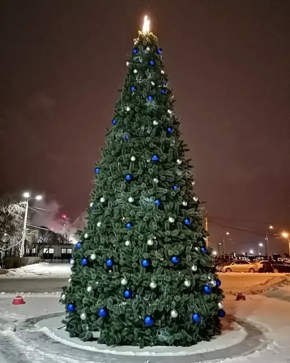 Уличная елка каркасная "Уральская сосна" (Леска) от 4 до 30 м