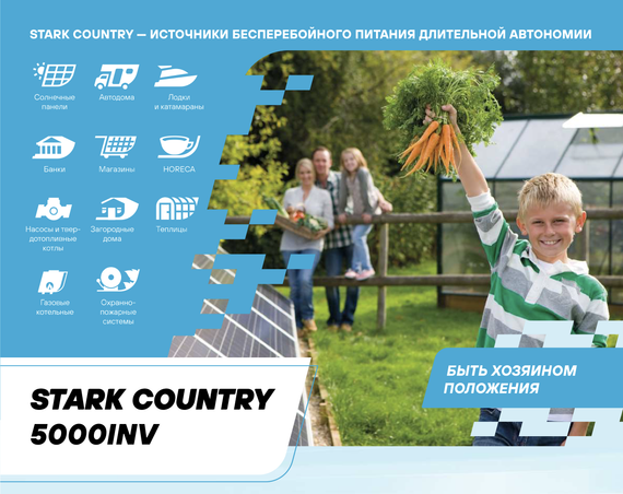 Комплект ИБП SC 5000 INV + GPL 12-250 х 4 шт.