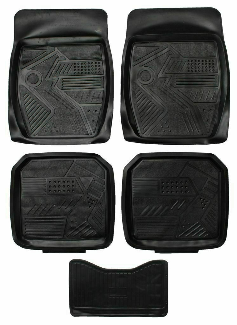 Ковры глубокие №3006 black 5пр KING !!! АКЦИЯ !!!