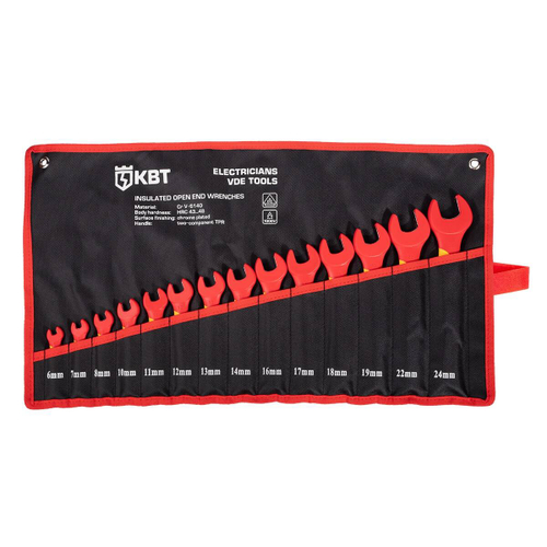 Набор диэлектрических однорожковых ключей НИК-Р-14 серия ПРОФИ КВТ