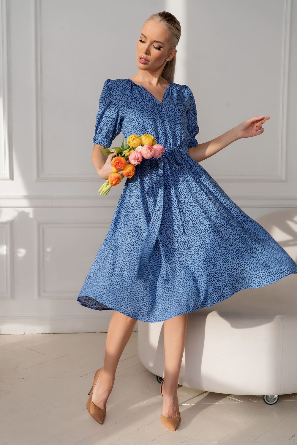 Платье Лагуна (голубое) П13443-45М LT Collection