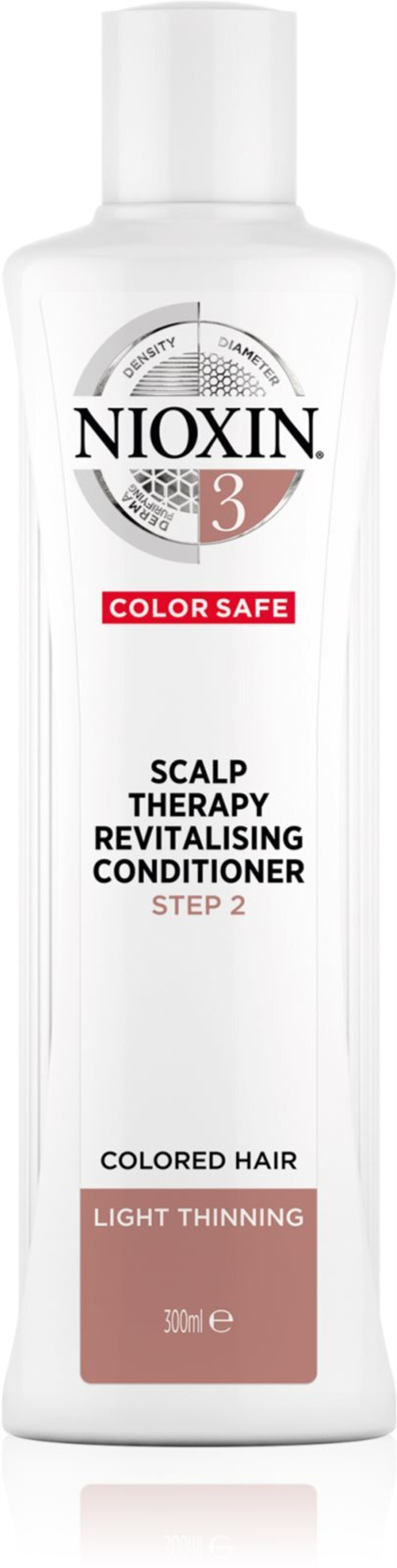 Nioxin System 3 Color Safe - увлажняющий и питательный кондиционер для легкого расчесывания /   300  ml  / GTIN 3614227273023