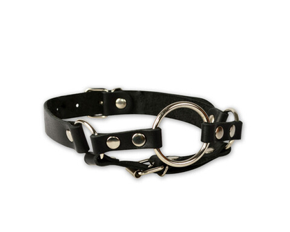 Кляп-кольцо с поддержкой нижней челюсти