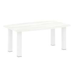 Yalta Стол переговорный LT.SP-3 Снежная Патина/Металл Белый 1800*1100*750