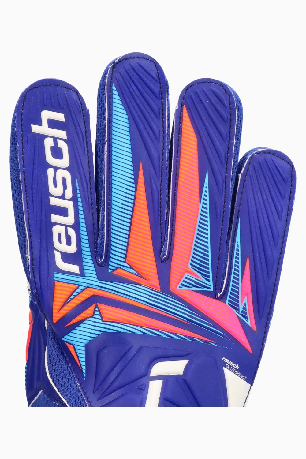 Вратарские перчатки Reusch Attrakt Grip Junior - синий