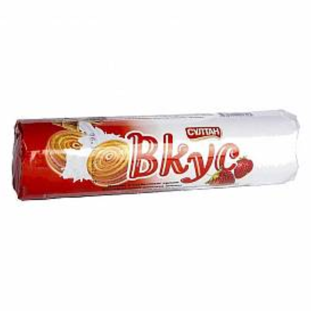 Печенье Sultan Вкус с клубничным кремом 80 гр