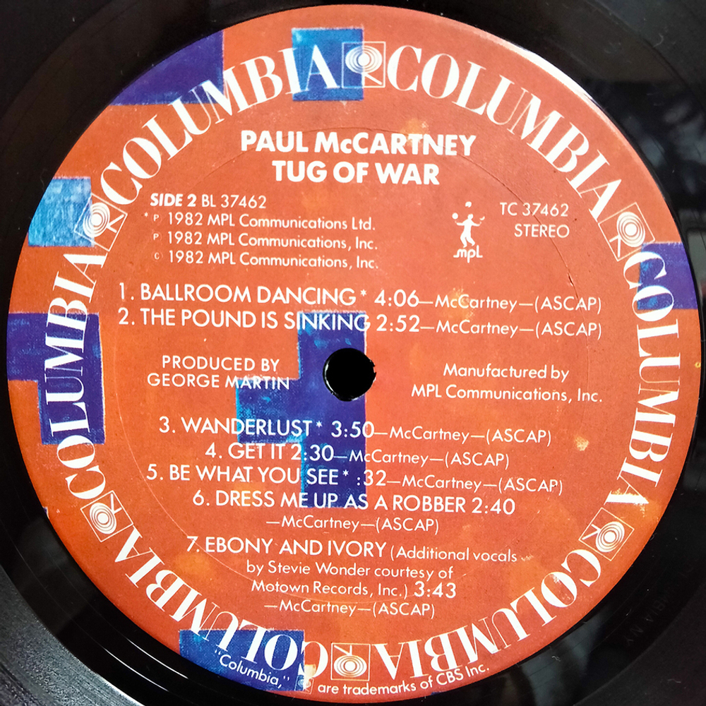Paul McCartney / Tug Of War (LP)