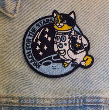 Нашивка на рюкзак и на одежду. Reach For The Stars