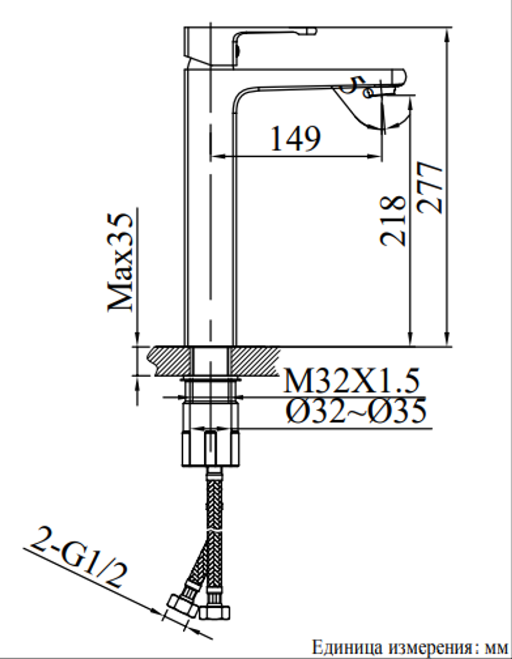 Смеситель для раковины AltroBagno Lamberto 010213 MB