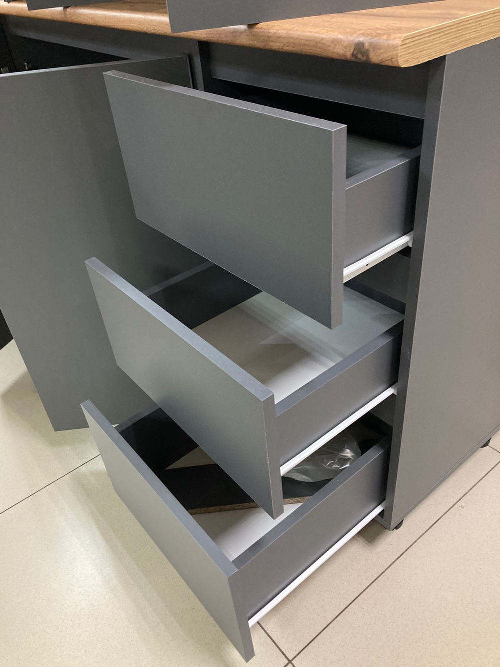 Кухня Мори 2.0 Графит МП