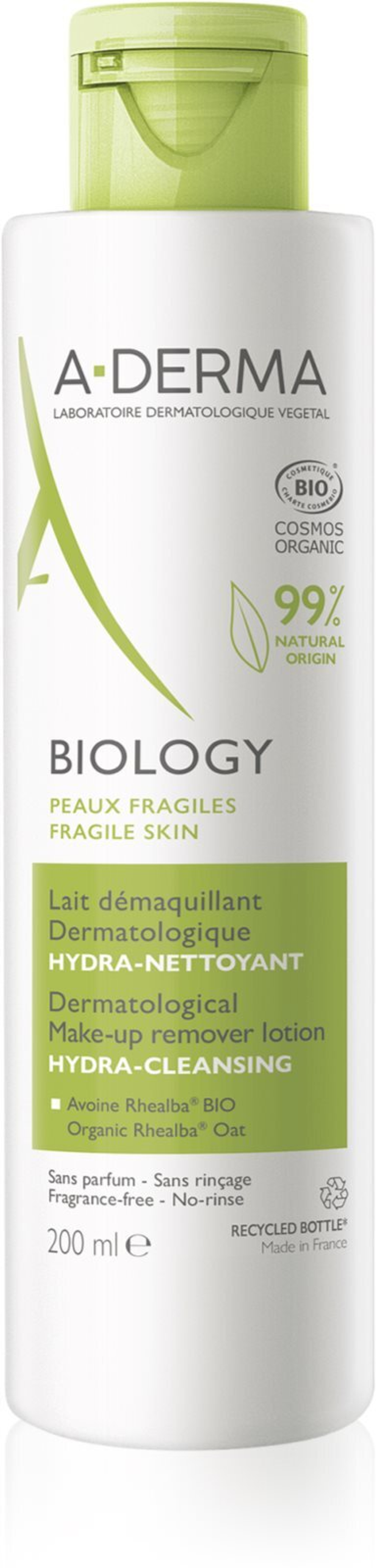A-Derma Biology - увлажняющее очищающее молочко /   200  ml  / GTIN 3282770146547