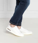 Кожаные кроссовки clint_tenn_ltt BOSS BLACK - белый(50502885)