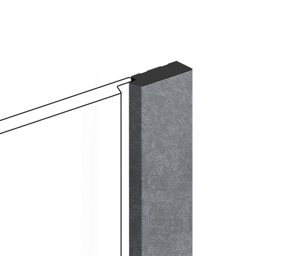 Финишный молдинг декорированный HiWood, 270x3,1 см