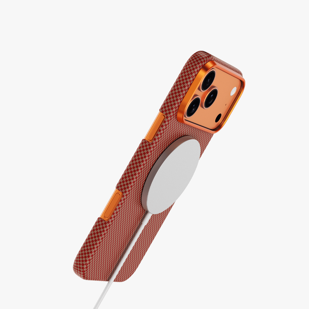 Чехол для iPhone 17 Pro KeepHone Kevlar Norra MagSafe Case Black