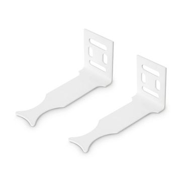 Кронштейн угловой белый универсальный для радиаторов