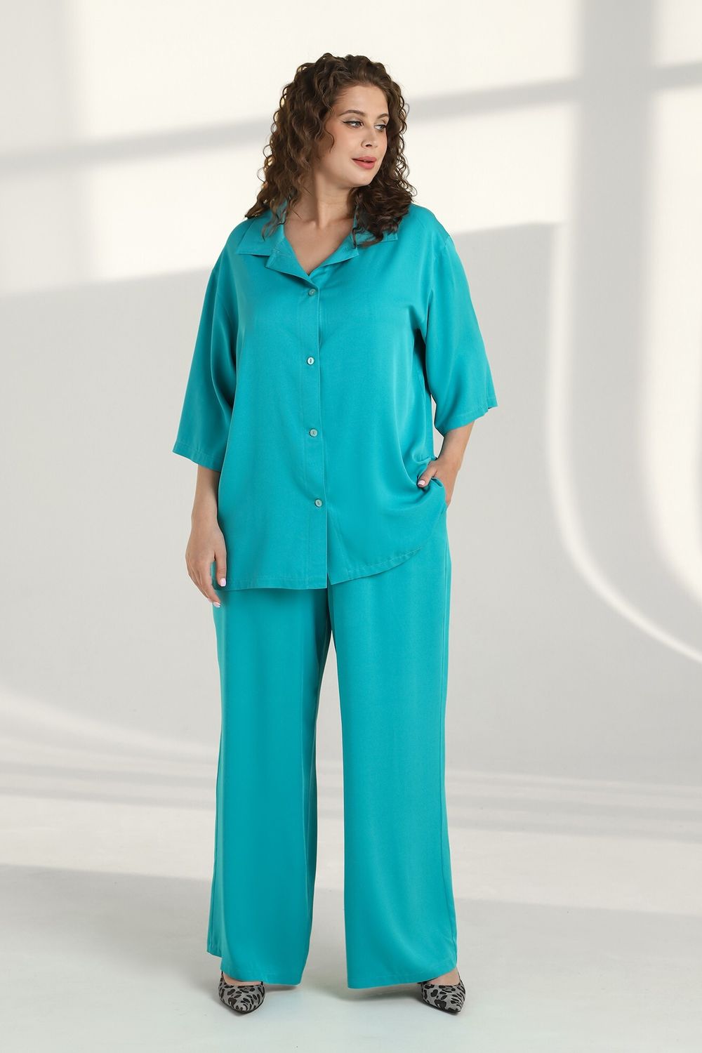 Костюм Лето Виотекс БИРЮЗОВЫЙ