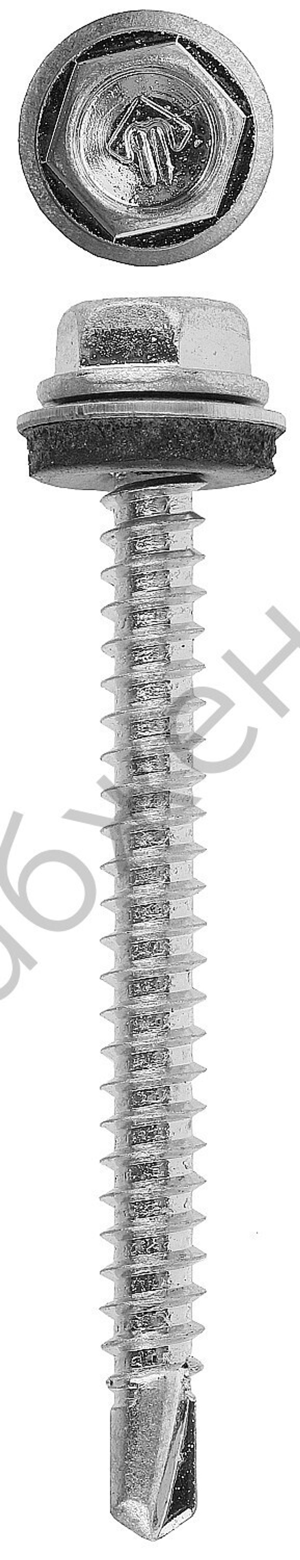 ЗУБР СКД 60 х 4.8 мм, кровельный саморез, цинк, 1000 шт (4-300310-48-060)