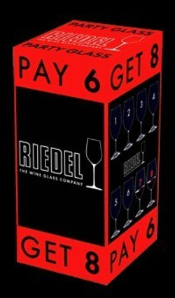 Набор бокалов для красного вина 8шт Riedel Ouverture Magnum Австрия упаковка