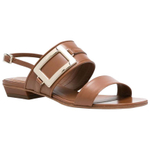 Roger Vivier Leather One Strap Sandals Women"s Brown