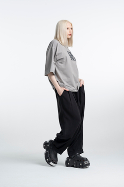 Футболка oversize из легкого трикотажа