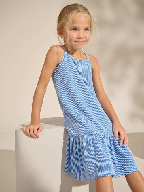 Сарафан для девочки Next AH9-674, Голубой