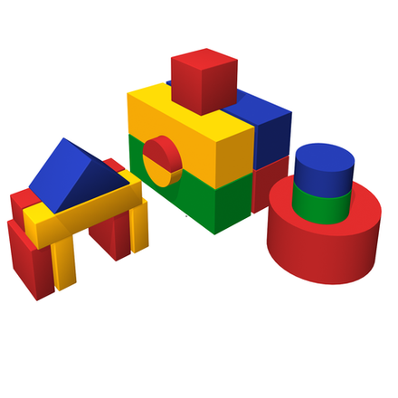 Мягкий конструктор «Домик»