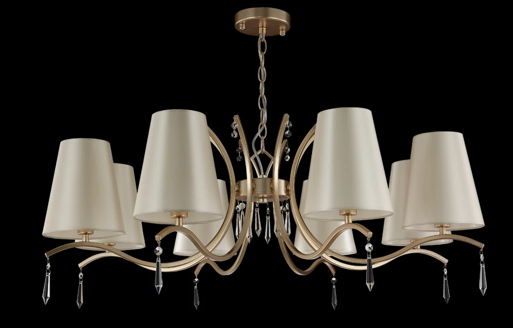 Подвесная люстра Crystal Lux RENATA RENATA SP8 GOLD