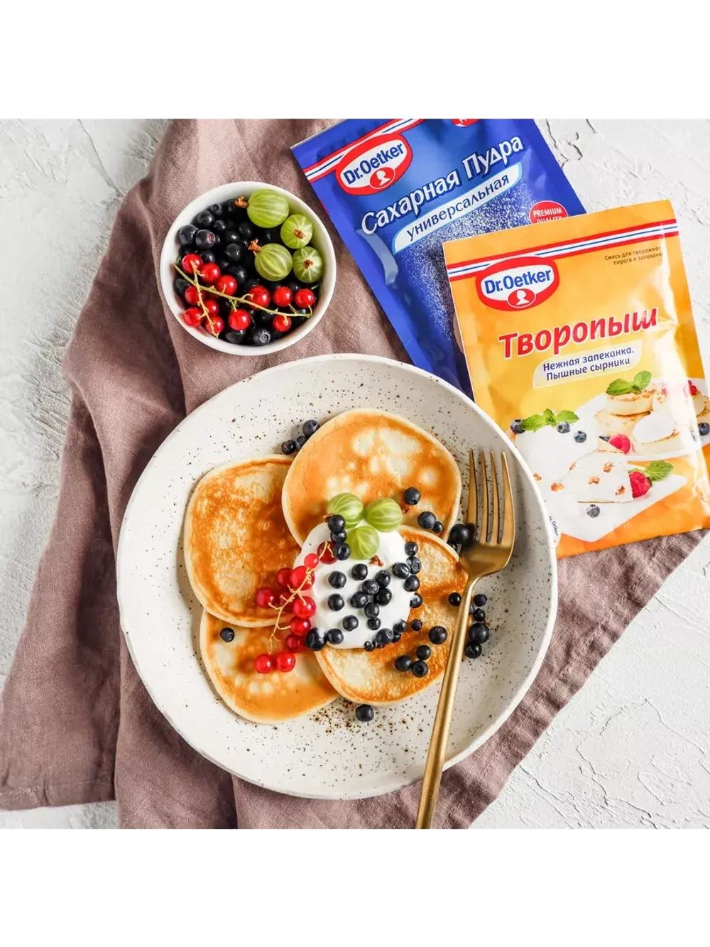Творопыш смесь для творожной запеканки, сырников 60 г * 4 шт