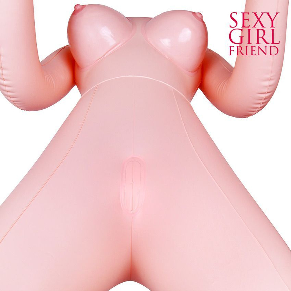 Надувная секс-кукла Bior toys Дарьяна, 3 отверстия, 150 см