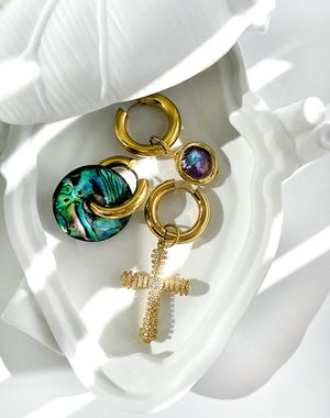 Подвеска Пончик абалон