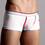 Белые трусы-хипсы с контрастной отделкой Movere (Размер: L) (Цвет: белый)