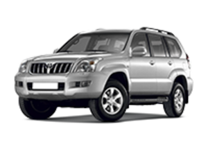 Багажники на Toyota Land Cruiser 120 Prado 2002-2009 на рейлинги
