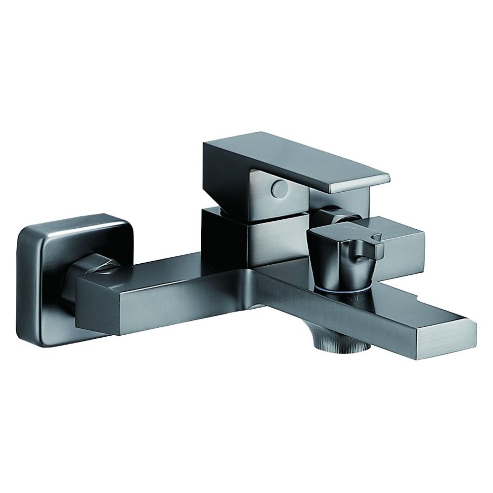 Смеситель для ванны BELZ B60613-3 короткий излив, латунь, графит